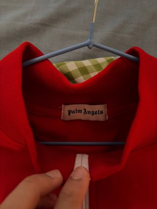 Chaqueta Palm Angels Roja y Blanca