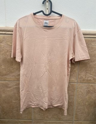 Camiseta Zara Rosa Talla S