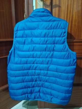 Chaleco acolchado azul