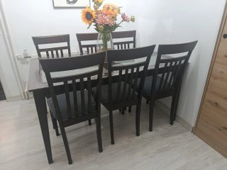 Mesa de comedor + 6 sillas