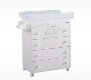 Cómoda cambiador y cuna Sweet Bear