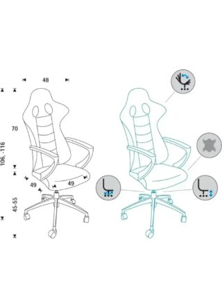 Silla Gaming y Oficina