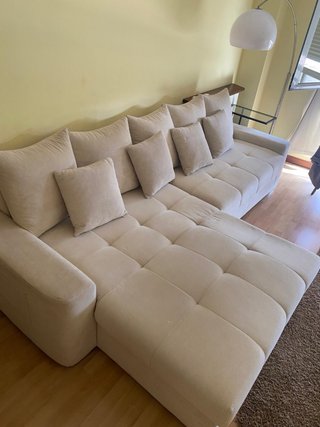 Sofá Cama Canape Cherslong Beige