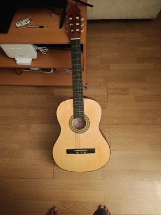 Guitarra Clásica Madera Clara