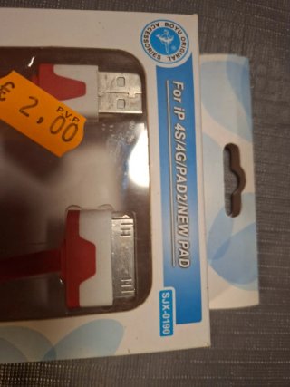 Cable USB a 30 pines Rojo