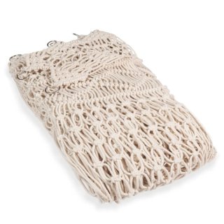 Dos Cortinas Macramé Crudo