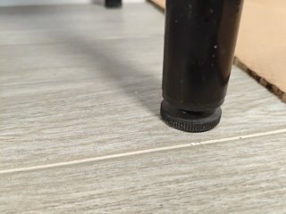 Escritorio blanco con cajonera verde Ikea
