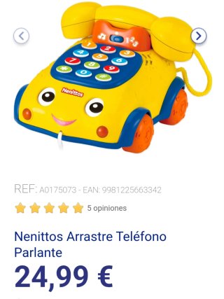 Teléfono arrastre parlante Nenittos