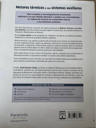 Libros Sb profesional y motores térmicos