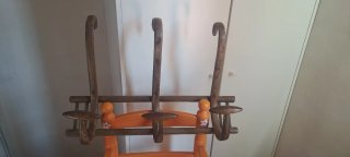 Perchero de madera antiguo