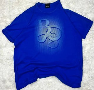 Camiseta Boss Azul Estampada