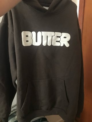 Sudadera con capucha Butter marrón