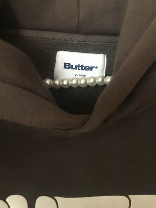 Sudadera con capucha Butter marrón