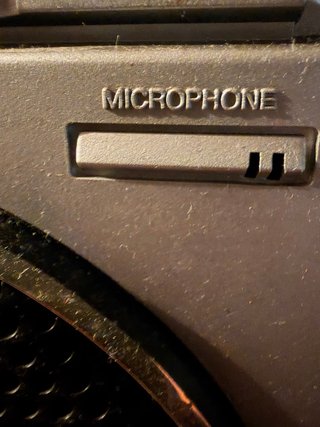 Radio Cassette Sanyo Vintage Gris/Plata