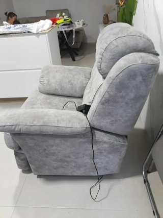 Sillón relax eléctrico gris