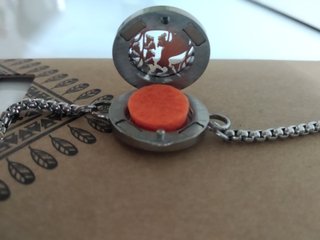 Pulsera de cadena "aromaterapia" (gato y flores)
