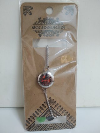 Pulsera de cadena "aromaterapia" (gato y flores)
