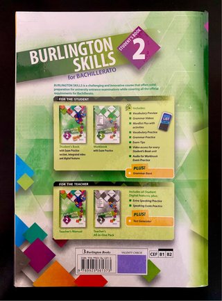 BURLINGTON SKILLS FOR 2 BACH. Inglés- 2° Bachiller
