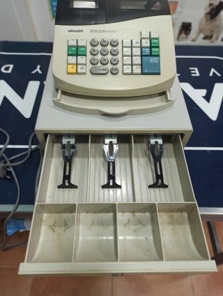 Caja Registradora Olivetti ECR 2250 Euro