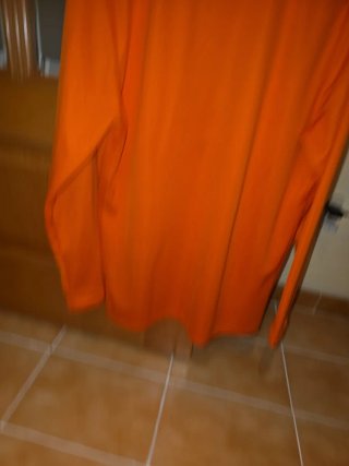 Camiseta Nike Dri-Fit Talla L Naranja.