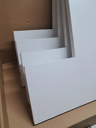 Juego de 4 estantes de esquina flotantes de pared