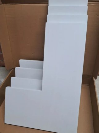 Juego de 4 estantes de esquina flotantes de pared