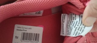 Nike Cortez Mujer Talla [Talla] Rosa Con Etiqueta