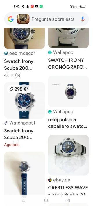 Reloj Swatch Cronógrafo Hombre