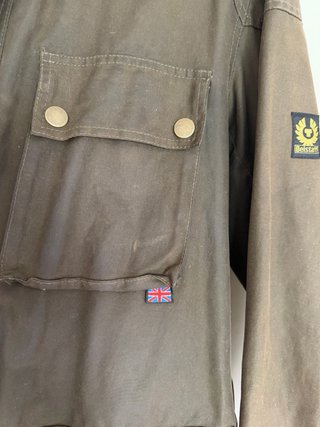 Chaqueta Belstaff Roadmaster verde oliva