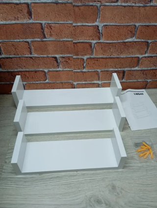 Juego de 3 estantes de pared modernos SONGMICS