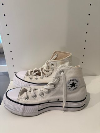 Converse Blancas Plataforma