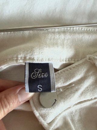Falda midi beige NUEVA