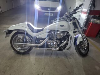 Moto Cruiser Blanca