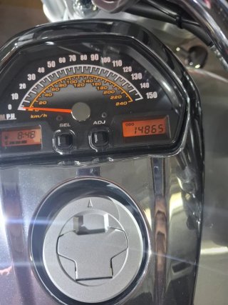 Moto Cruiser Blanca