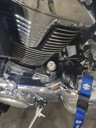 Moto Cruiser Blanca