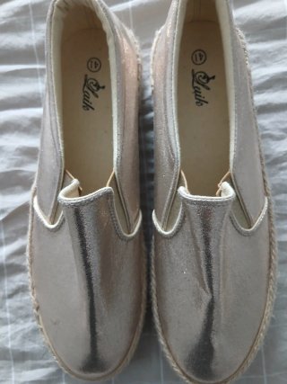 Zapatilla Esparto Laik Dorada Talla 41