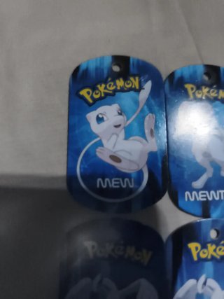 4 Chapas Metálicas Pokémon Legendarios