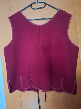 Chaleco/justillo traje regional