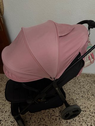 Carrito bebé ligero rosa