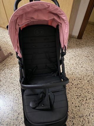 Carrito bebé ligero rosa