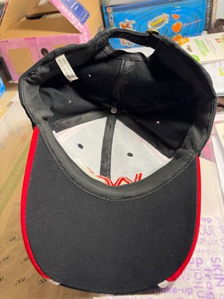 Cappello We Can Race #atuttogas nero e rosso