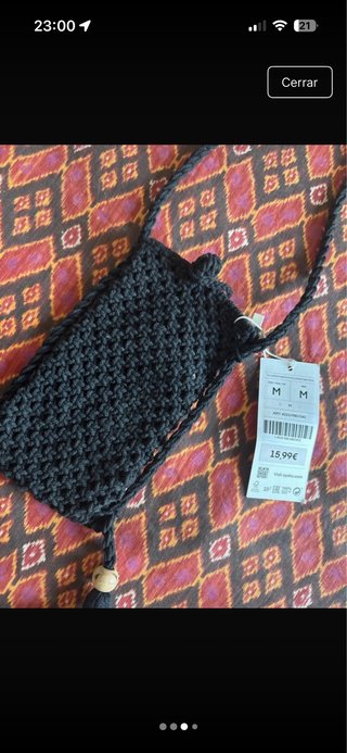 Bolso crochet Oysho para móvil