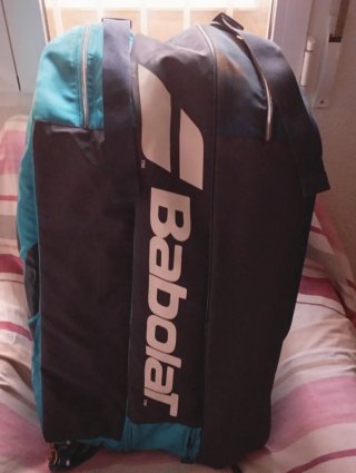 Raquetero Babolat/2 raquetas Babolat puré drive