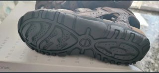 Sandalias Geox Talla 40 Marrón/Negro NUEVO.!!