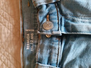 Bermudas vaqueras niño/niña Talla 12 años
