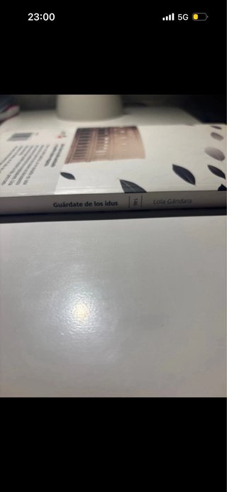 libro lectura guardate de los idus