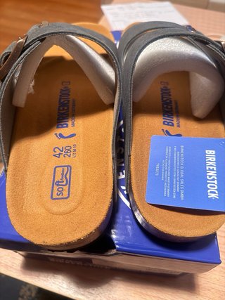 Sandalias Birkenstock Gris Talla 42