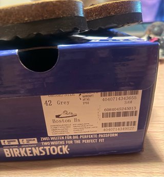 Sandalias Birkenstock Gris Talla 42