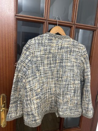 Chaqueta Cándida gris y multicolor