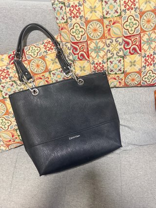 Bolso Piel Calvin Klein Negro